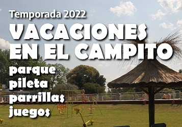 EMPEZÓ LA TEMPORADA DE VERANO EN EL CAMPITO