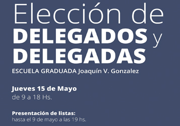 ELECCIÓN DE DELEGADOS Y DELEGADAS EN LA ANEXA