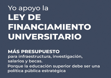 APOYAMOS LA LEY DE FINANCIAMIENTO UNIVERSITARIO