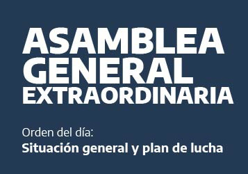 ASAMBLEA GENERAL EXTRAORDINARIA EL VIERNES 20