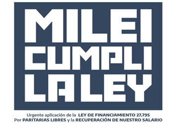 PEDIMOS QUE SE CUMPLA LA LEY